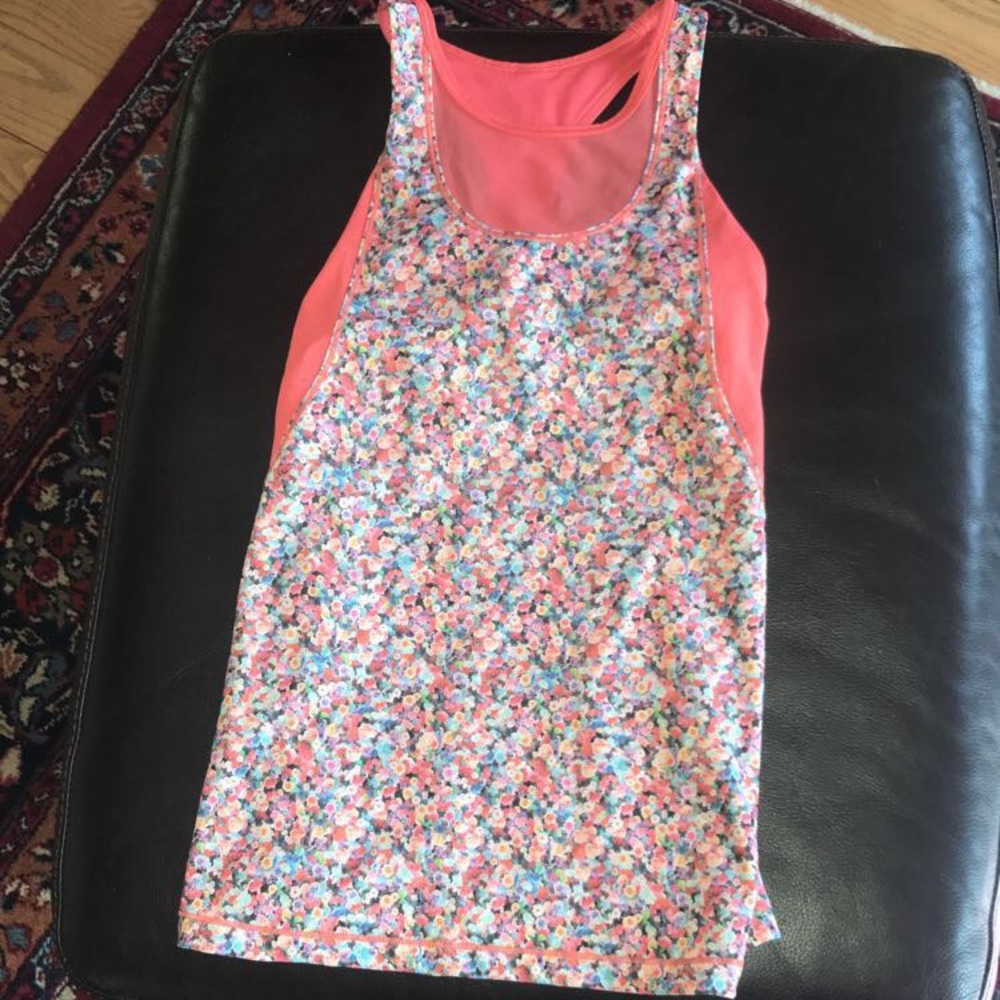 Lululemon floral tank